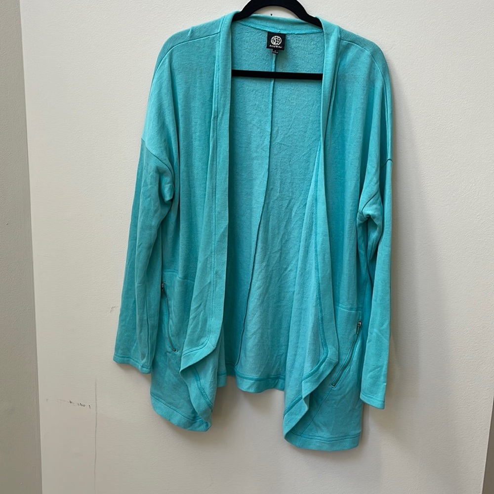 Turquoise cardigan